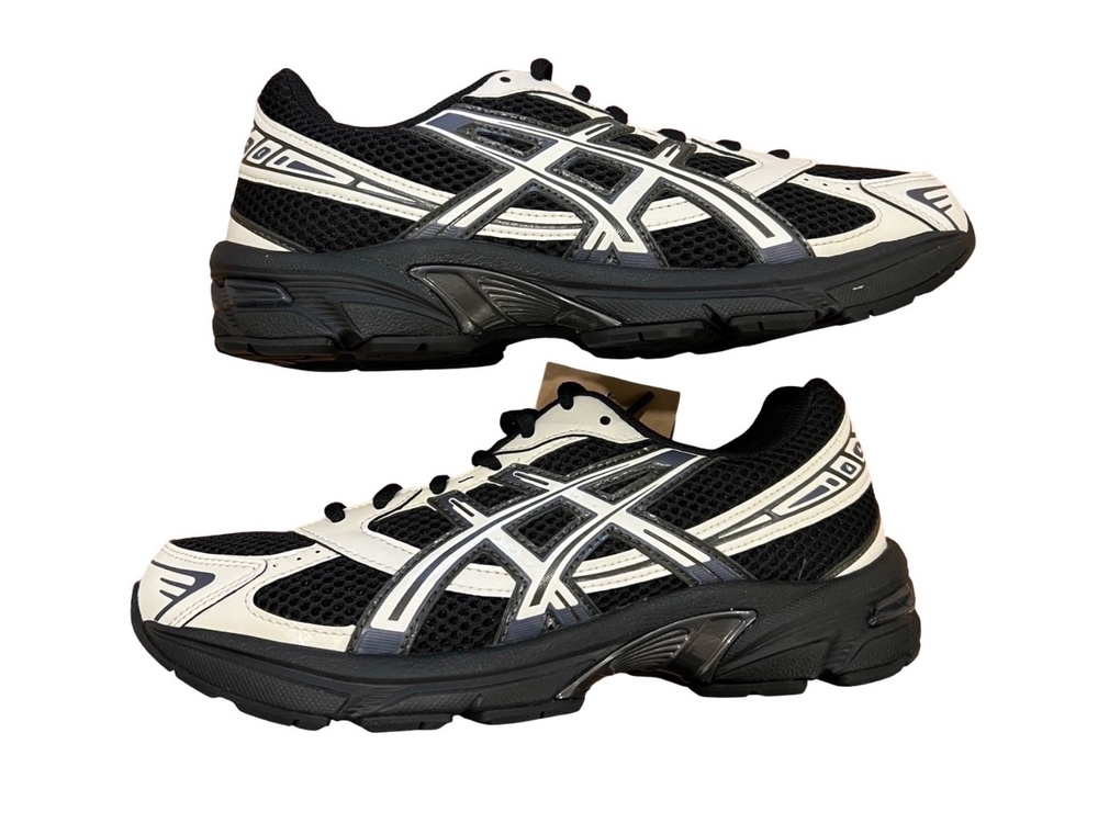 ASICS Gel-1130 White Black Low Top Running Sneakers Womens 6.5 New